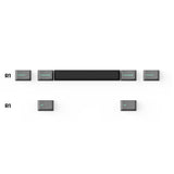 Keychron double shot PBT Cherry profile full set keycap set hacker for ANSI ISO WKL layout