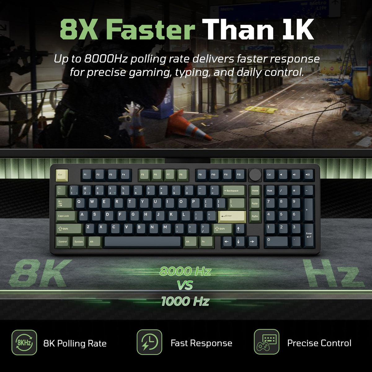 Keychron J11 Ultra 8K Wireless Mechanical Keyboard