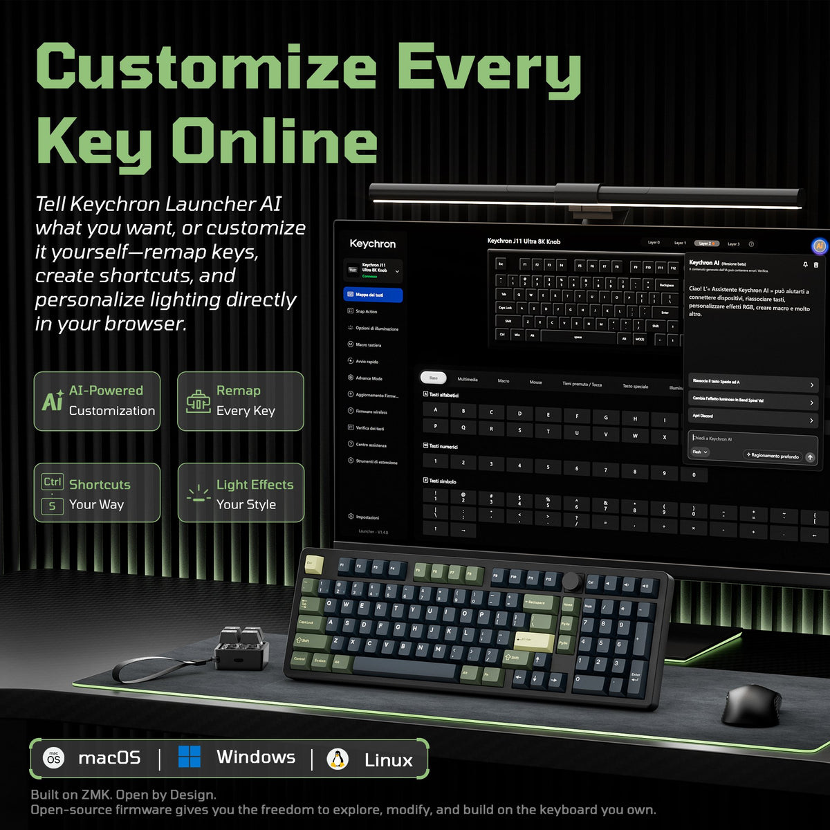 Keychron J11 Ultra 8K Wireless Mechanical Keyboard