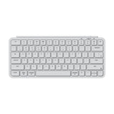 Keychron B1 Pro Ultra Slim Wireless Keyboard 75 Percent Layout for Mac Windows and Android Ivory White