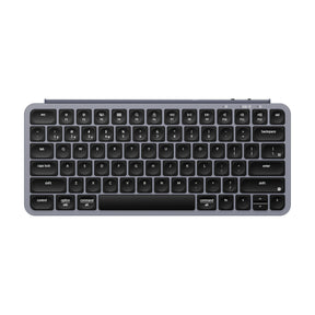 Keychron B1 Pro Ultra Slim Wireless Keyboards 75 Percent Layout for Mac Windows and Android Space Gray
