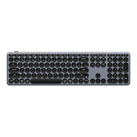 Keychron B5 Pro Ultra Slim Wireless Keyboard 100 Percent Layout for Mac Windows and Android Space Gray