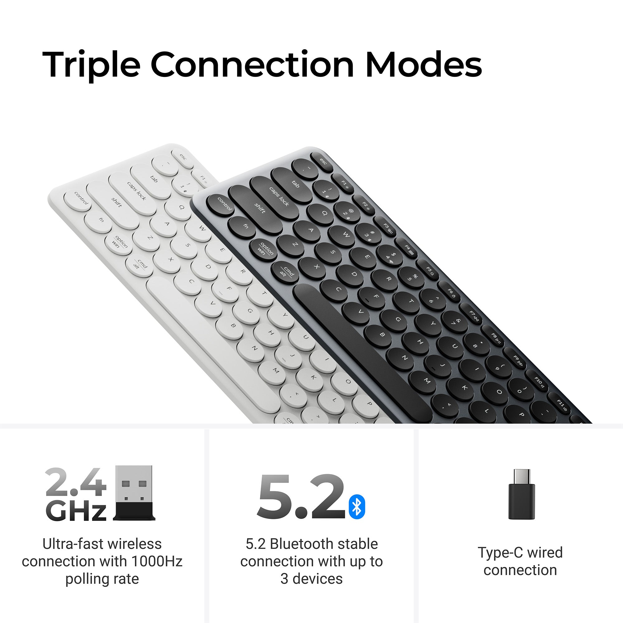 Keychron B5 Pro Ultra-Slim Wireless Keyboard keyboard image