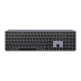 Keychron B6 Pro Ultra Slim Wireless Keyboard full size Layout for Mac Windows Linux Space Gray