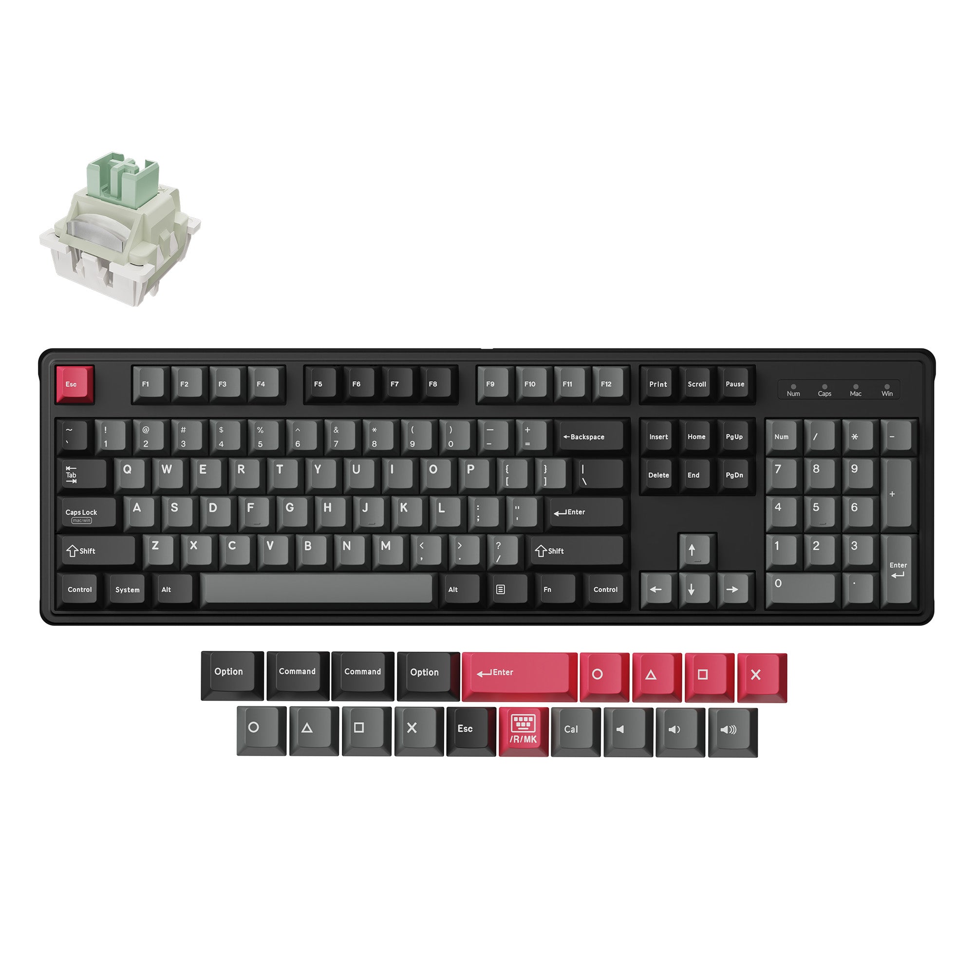 Keychron C4 HE 8K Magnetic Switch Keyboard keyboard image