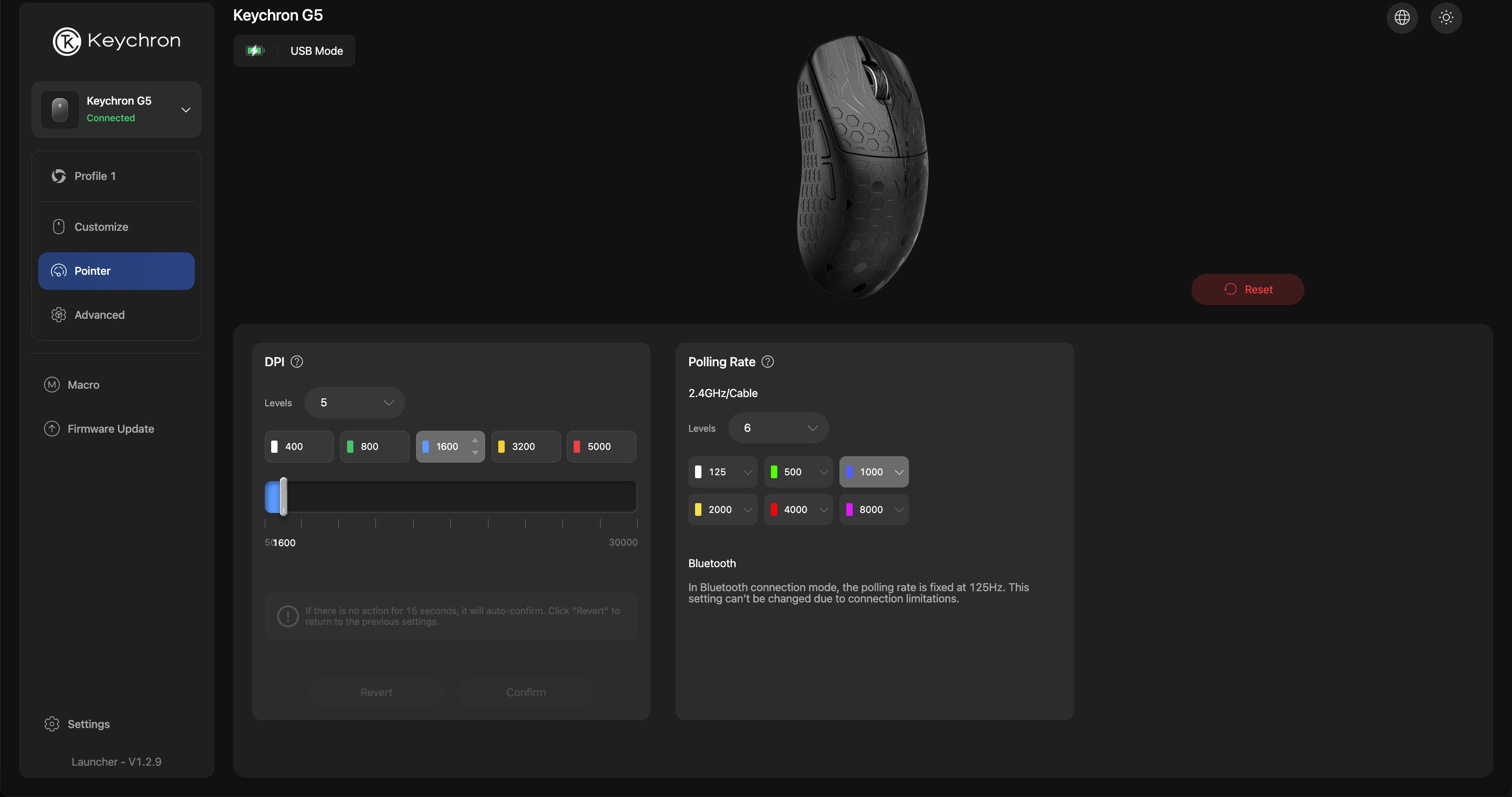 Keychron G5 Ultra Light Wireless Mouse
