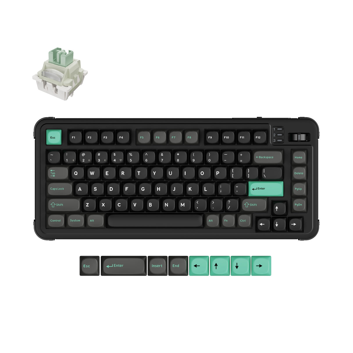 Keychron J12 HE Wireless Magnetic Switch Custom Keyboard
