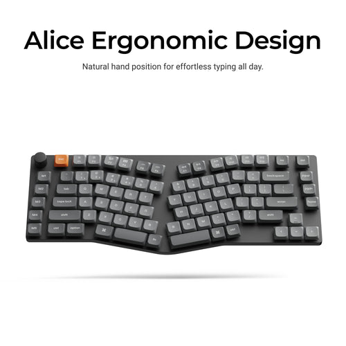 Keychron K15 Max (Alice Layout) QMK Wireless Custom Mechanical Keyboard