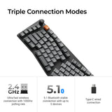 Keychron K15 Max (Alice Layout) QMK Wireless Custom Mechanical Keyboard