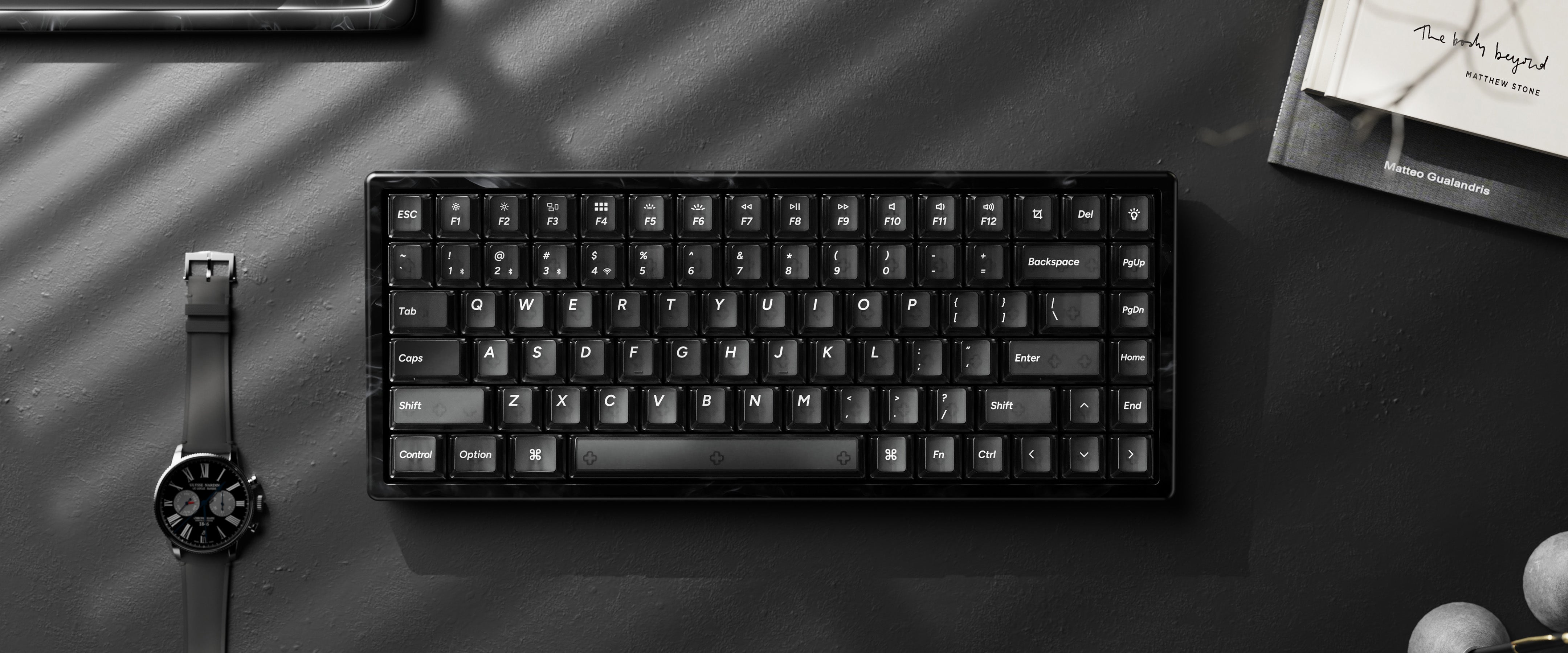 Keychron K2 HE Wireless Magnetic Switch Custom Keyboard - Resin Editio