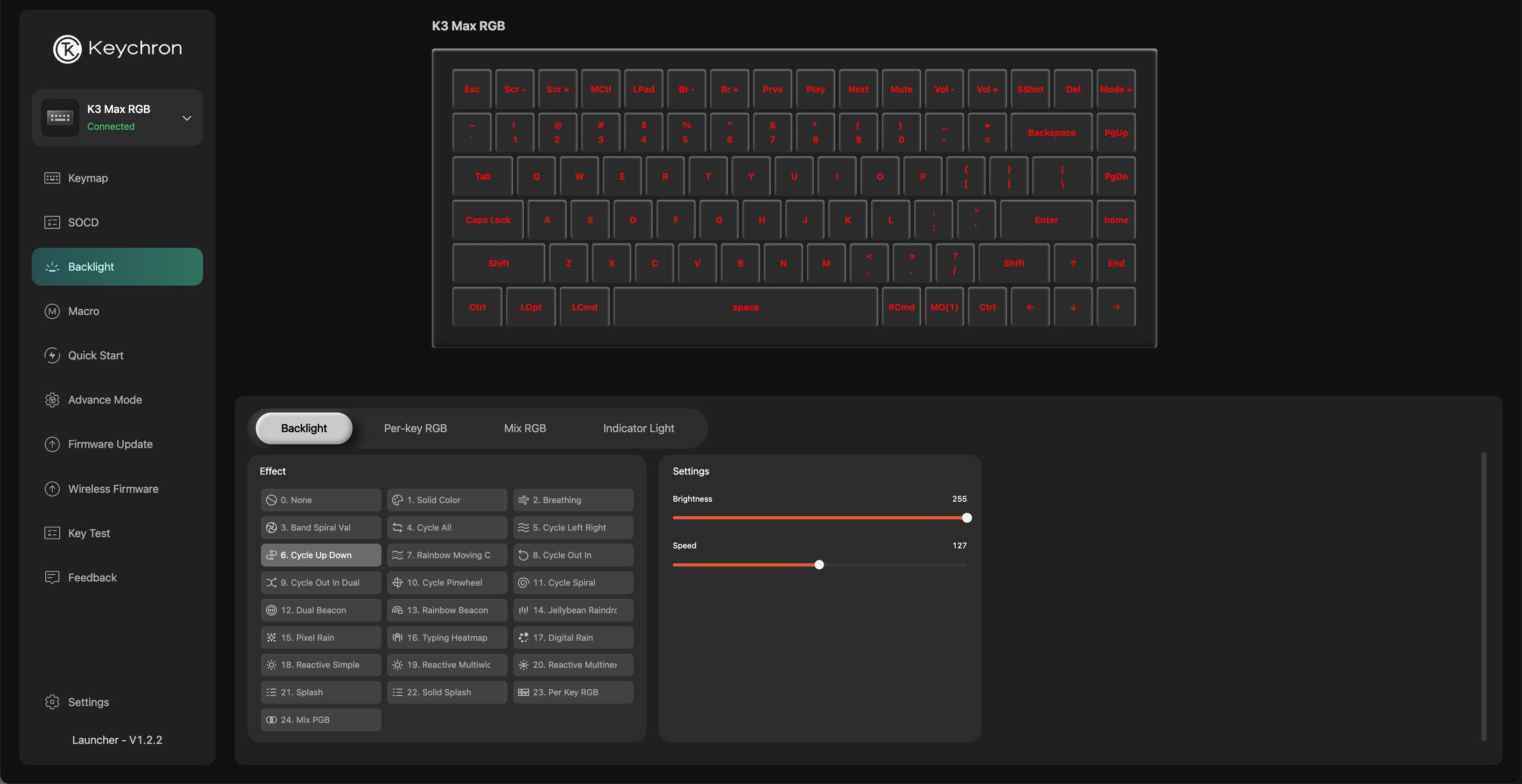 Keychron K3 Max QMK Wireless Custom Mechanical Keyboard - All-Wood Spe