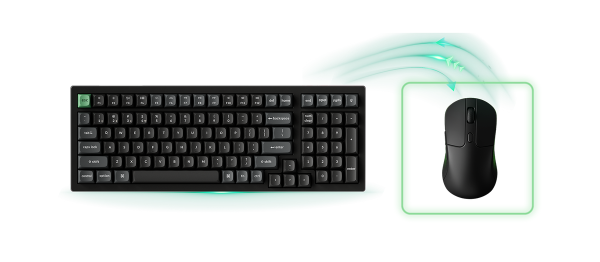 Layout compacto 96% do Keychron K4 Ultra 8K