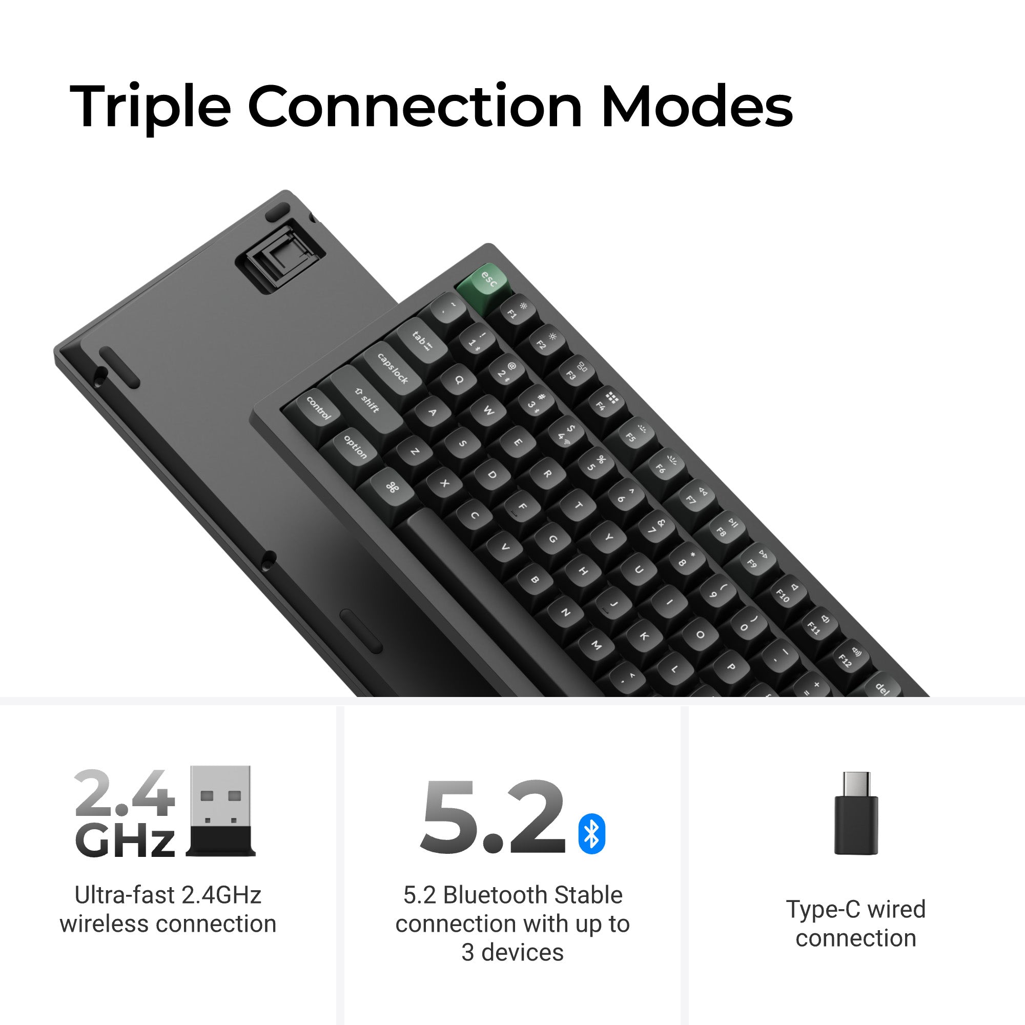 Keychron K4 Ultra 8K Wireless Custom Mechanical Keyboard keyboard image
