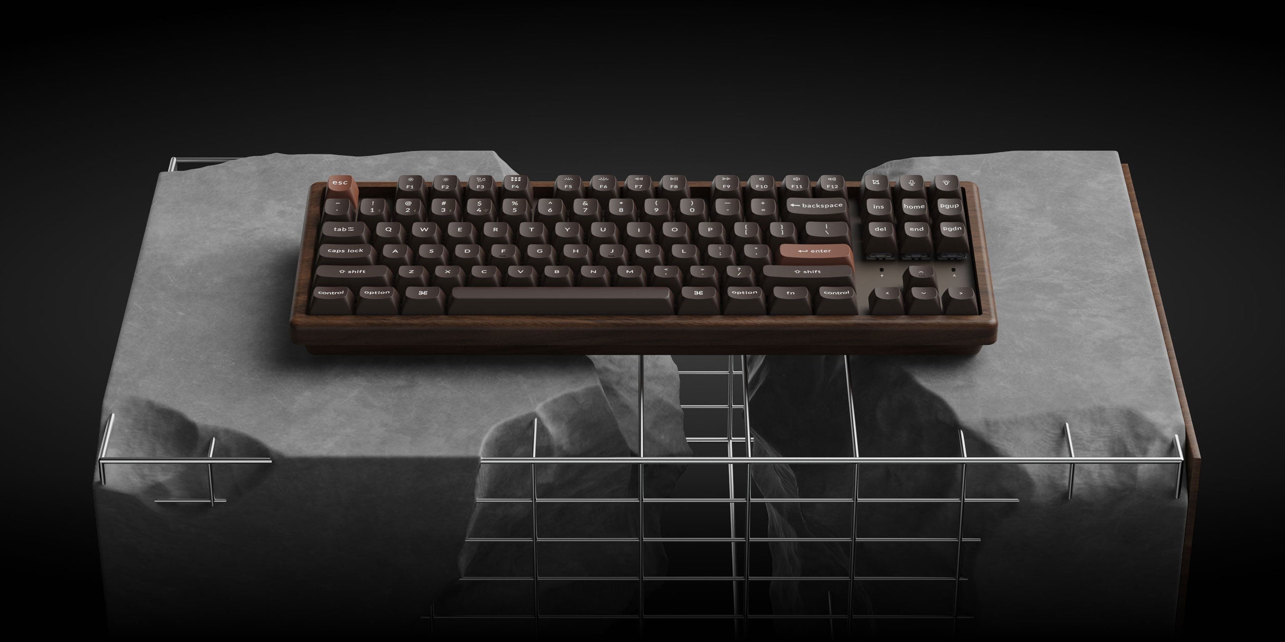 Keychron K8 HE Wireless Magnetic Switch Custom Keyboard - All-Wood Spe