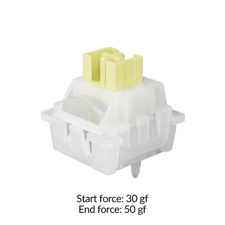 Keychron Magnetic Switch-Ultra-fast Lime Silent Banana-110pcs