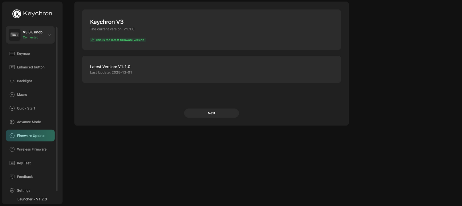 Keychron_V3_8K_QMK_Wired_Custom_Mechanical_Keyboard_firmware
