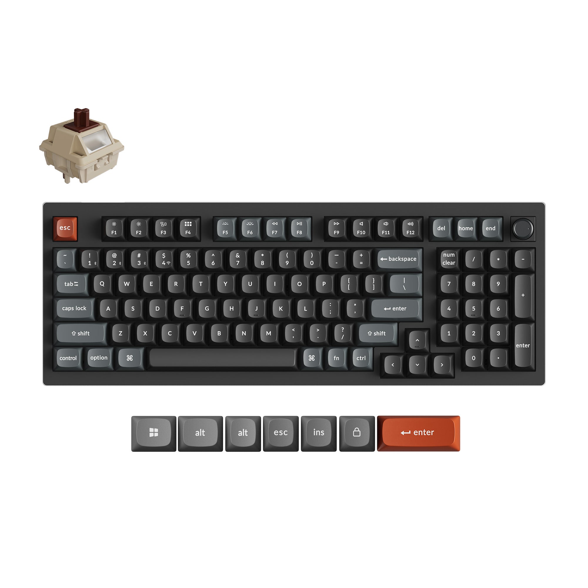 Keychron_V5_Ultra_8K_Wireless_Custom_Mechanical_Keyboard_-_Brown