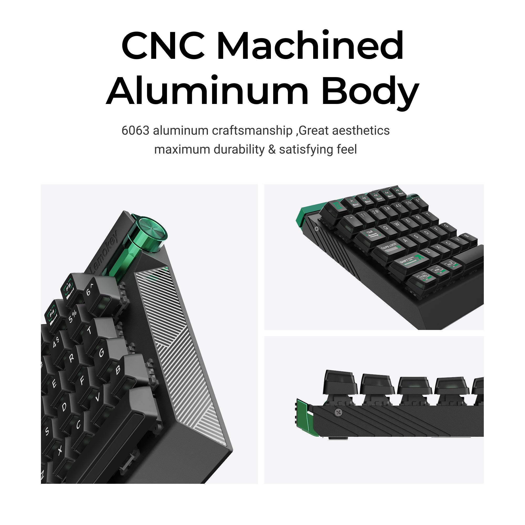 Lemokey L0 HE One Handed Magnetic Switch Gaming Keyboard keyboard image