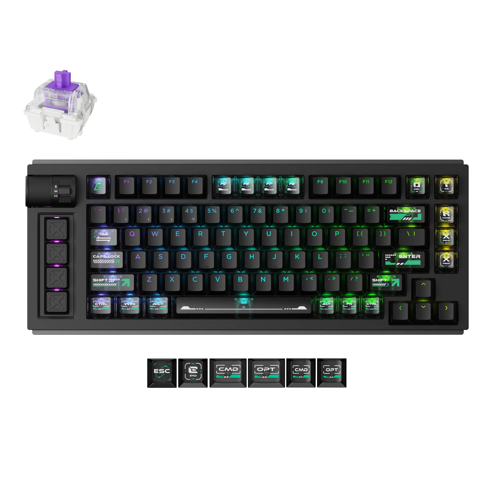 Lemokey L1 HE Wireless Magnetic Switch Custom Gaming Keyboard keyboard image