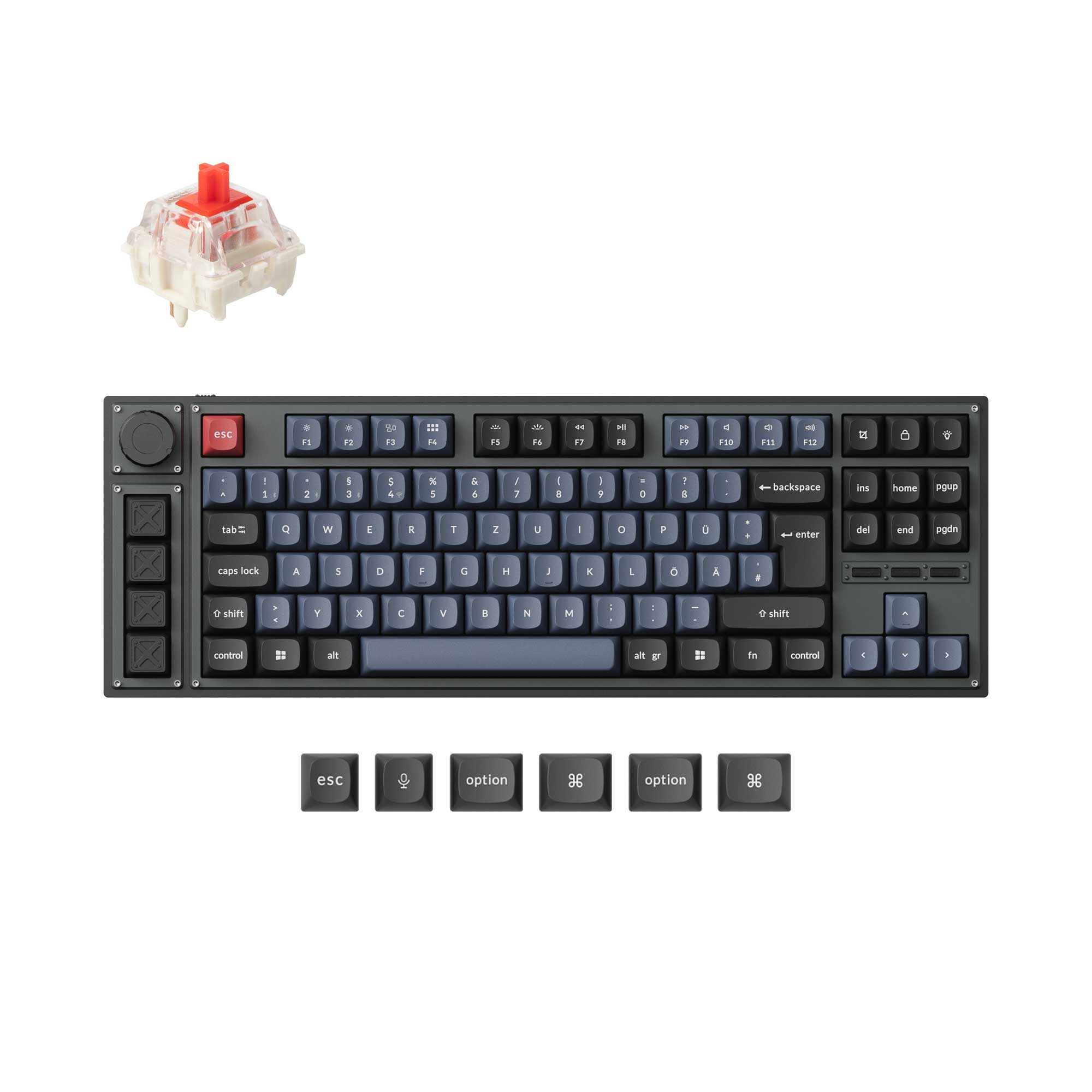 Lemokey L3 QMK/VIA Wireless Custom Mechanical Keyboard ISO Layout Collection keyboard image