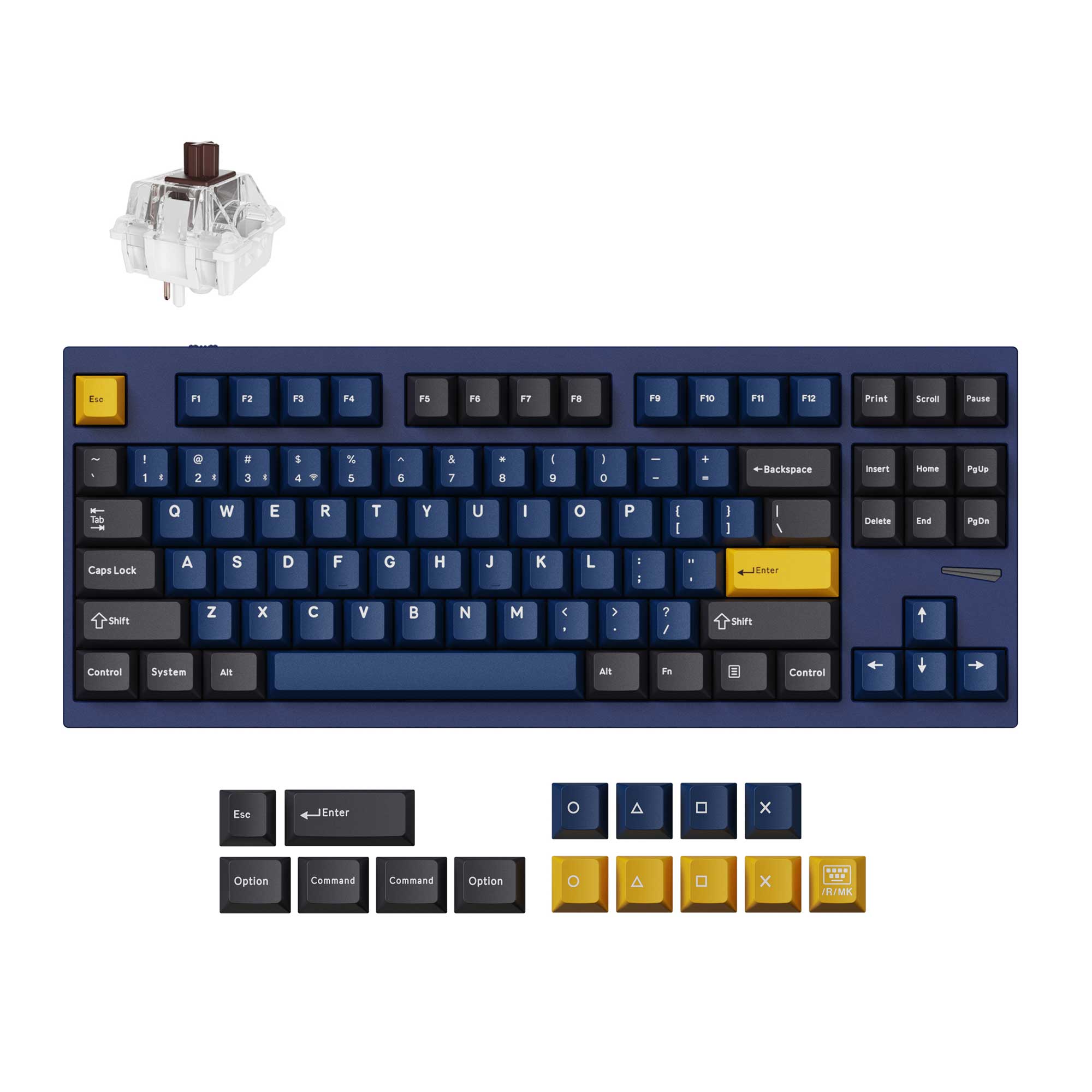 Lemokey L4 QMK Wireless Custom Gaming Keyboard keyboard image