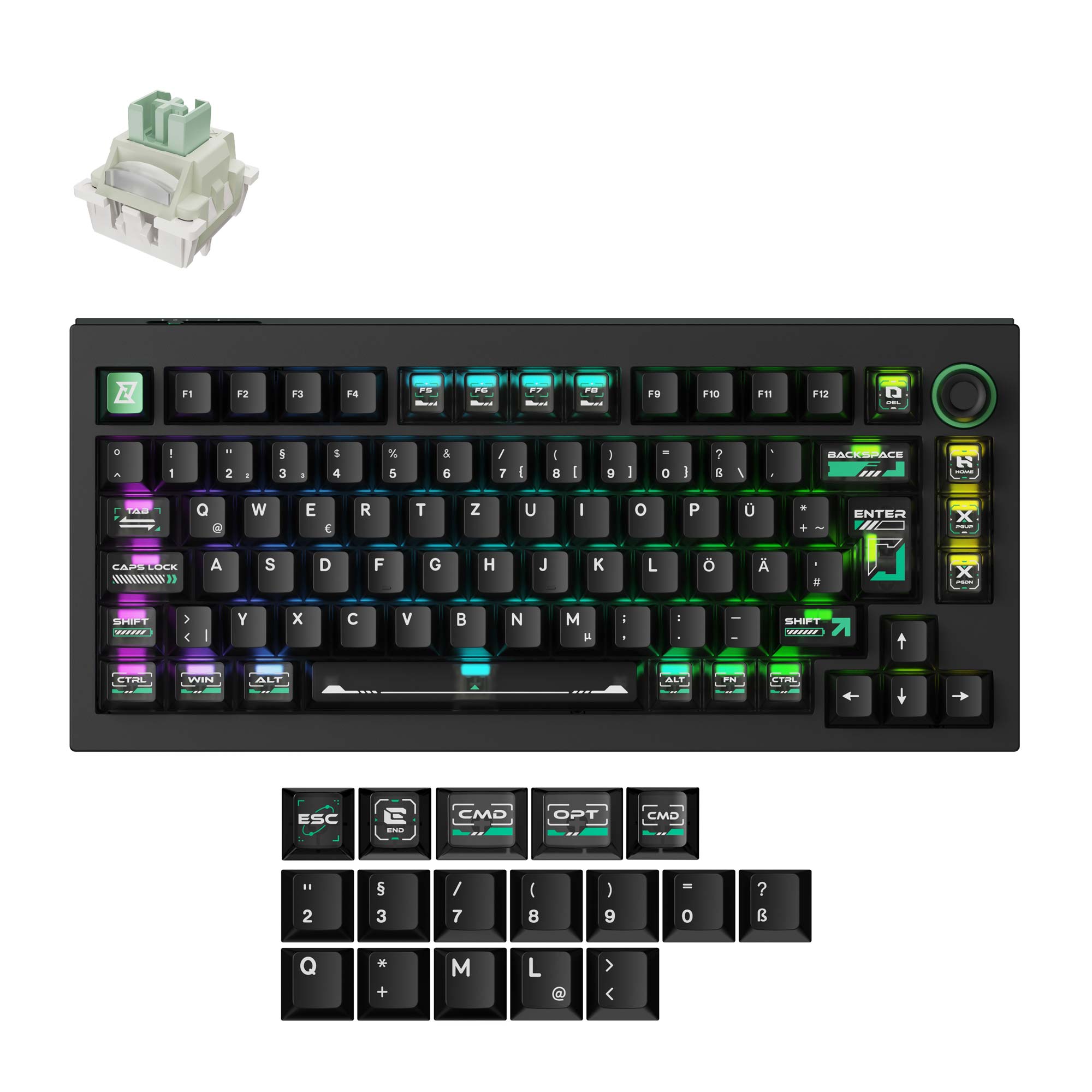 Lemokey L5 HE Magnetic Switch Custom Gaming Keyboard keyboard image