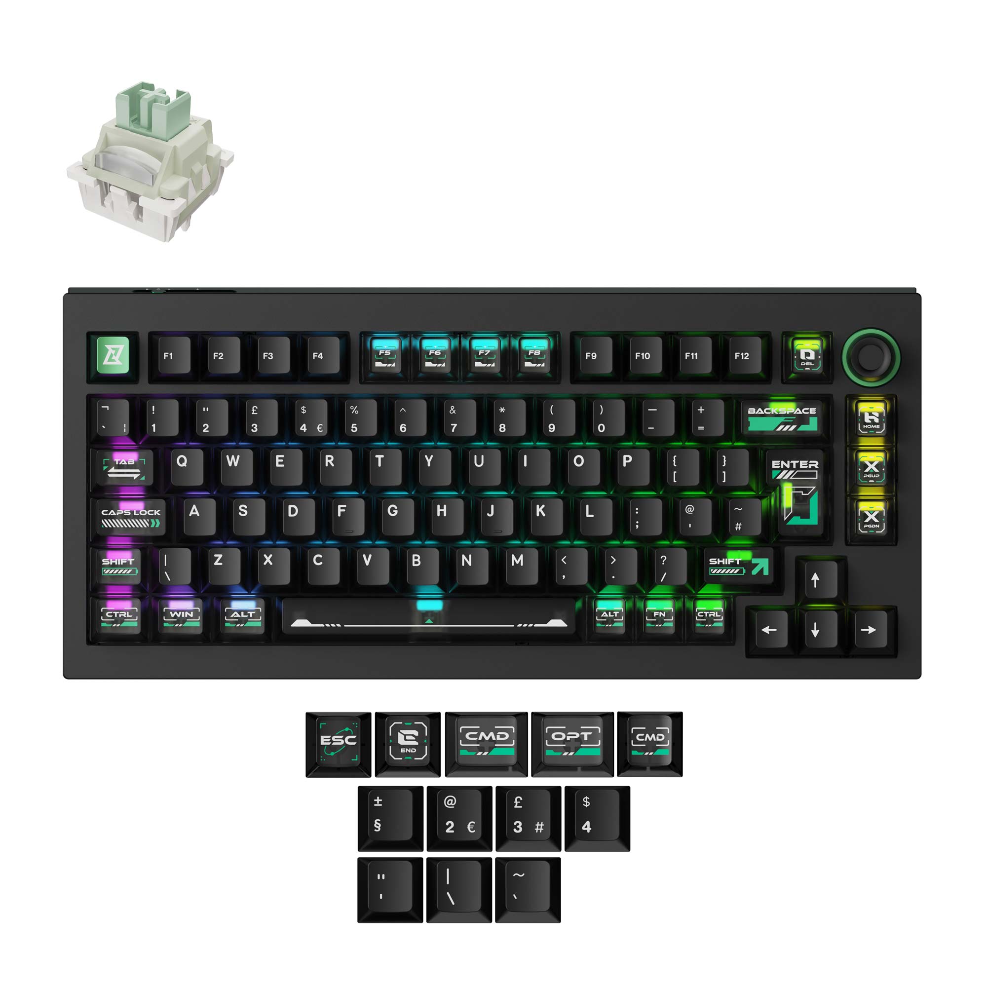 Lemokey L5 HE Magnetic Switch Custom Gaming Keyboard keyboard image