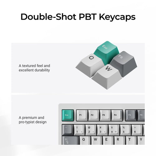 Lemokey P1 Pro Double-Shot PBT Keycaps