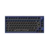 Lemokey P1 Pro QMK/VIA Wireless Custom Gaming Keyboard 75 Percent Layout Aluminum Navy Blue ISO Barebone for Windows Mac Linux