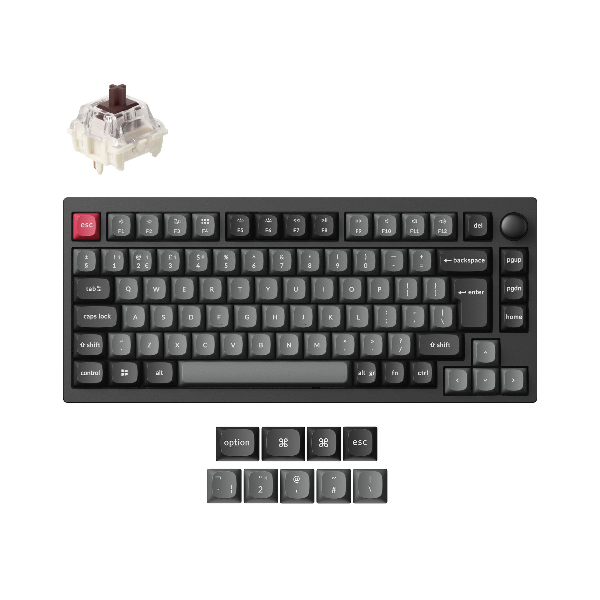 Lemokey P1 QMK Wireless Custom Mechanical Keyboard ISO Layout Collection keyboard image