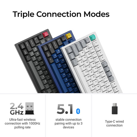 Lemokey P1 Pro Triple Connection Modes