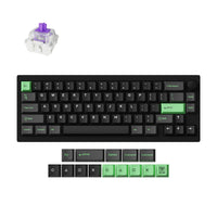 Lemokey P2 HE Wireless Custom Gaming Keyboard Black Aluminum Frame Gateron Double-Rail Magnetic Nebula Switch Non-Shine-Through Double-Shot PBT Keycaps Version