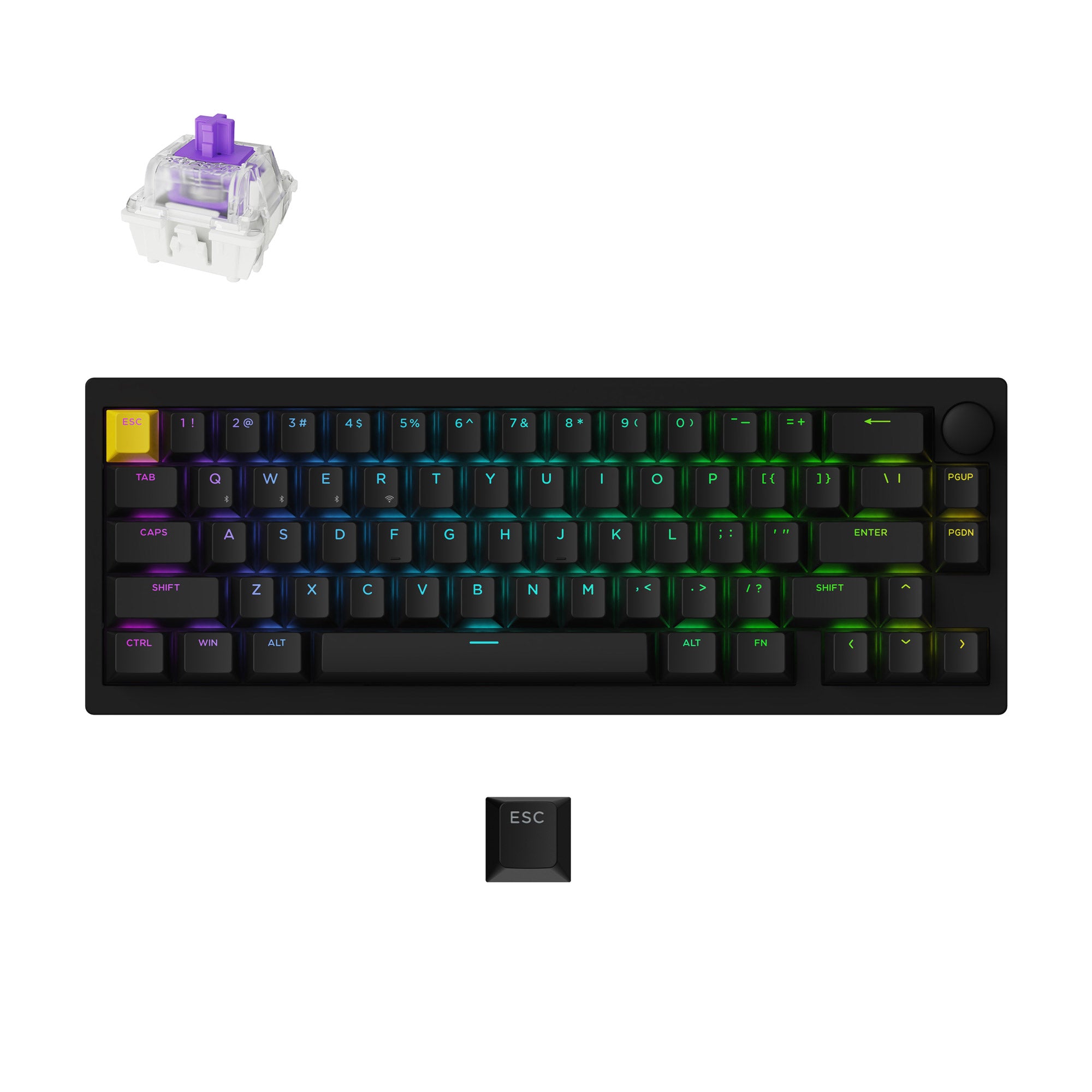 Lemokey P2 HE Wireless Magnetic Switch Custom Gaming Keyboard keyboard image