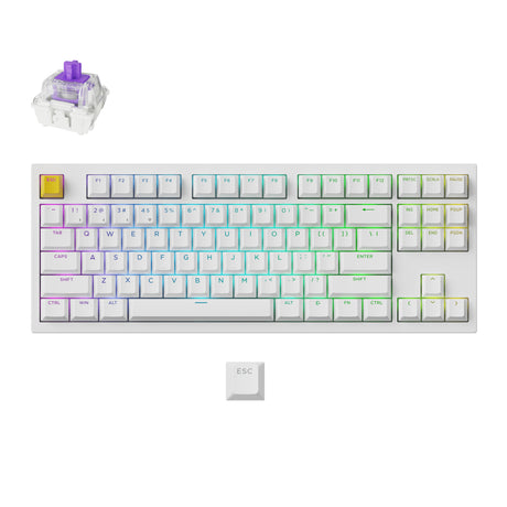 Lemokey-P3-HE-Wireless-Custom-Gaming-Keyboard-White-Aluminum-Frame-Gateron-Double-Rail-Magnetic-Nebula-Switch-Shine-Through-Double-Shot-PBT-Keycaps-Version