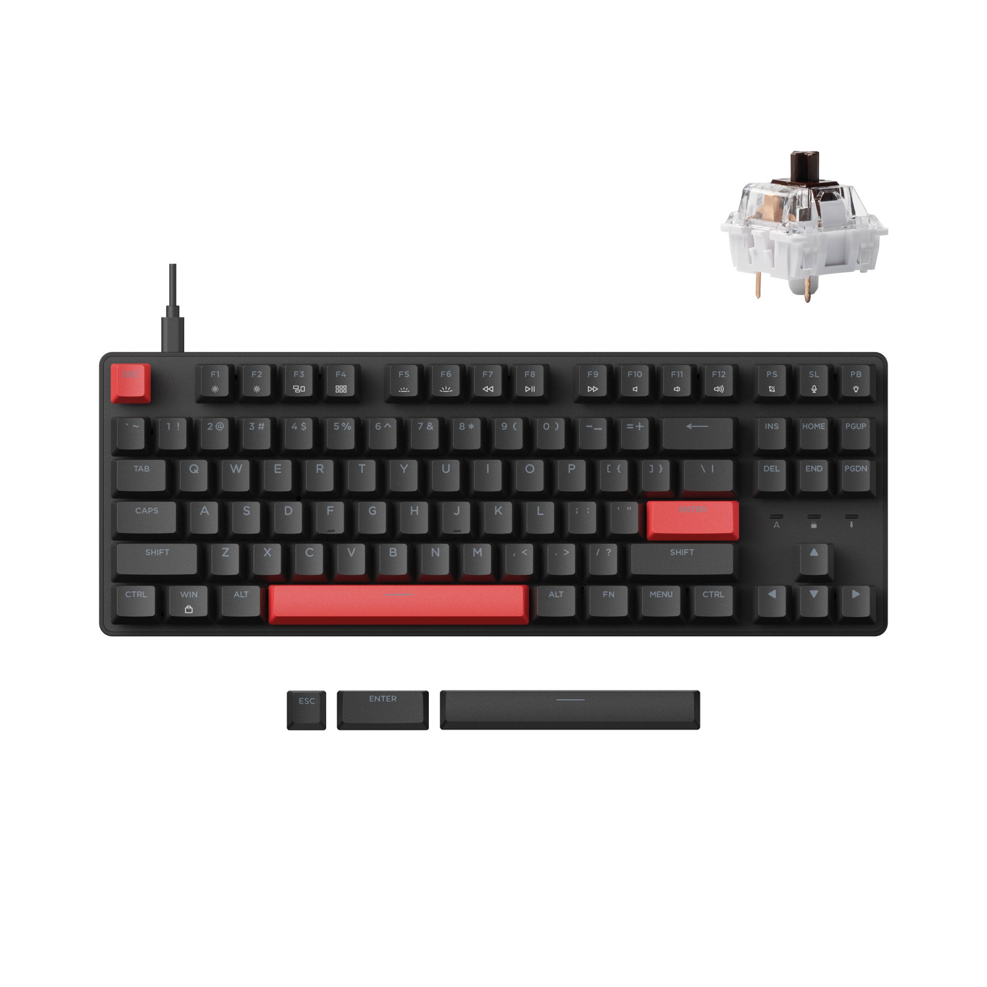 Lemokey X1 QMK/VIA Wired Mechanical Keyboard keyboard image