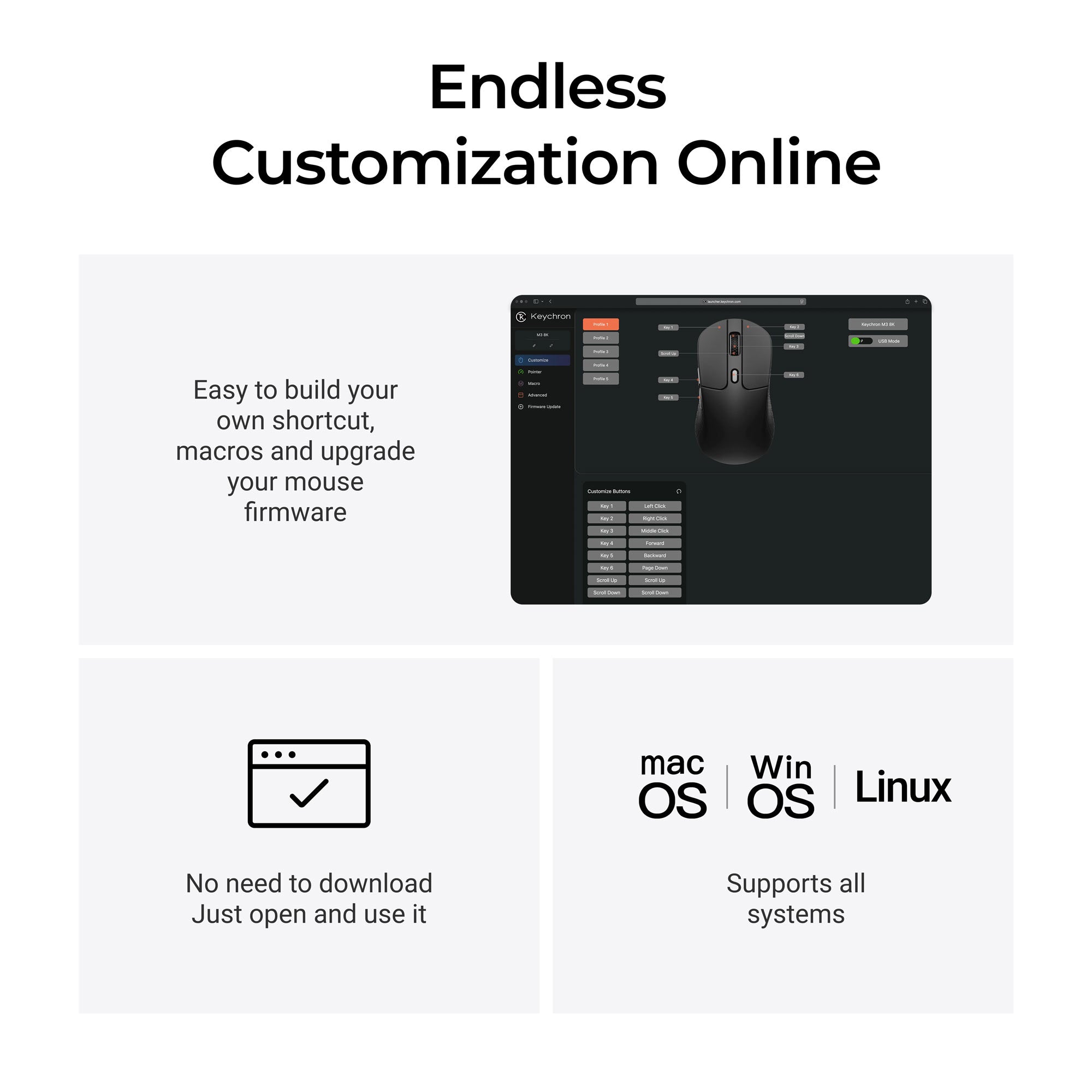 Keychron M3 Launcher Customization
