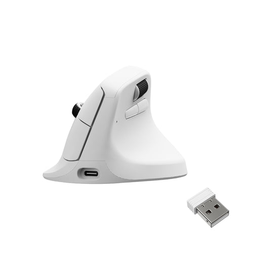 Keychron M5 8K Wireless Ergonomic Mouse White Version