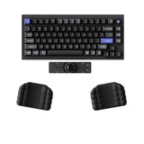 Keychron Nape Pro Dedicated Palm Rest in Black used beside a keyboard