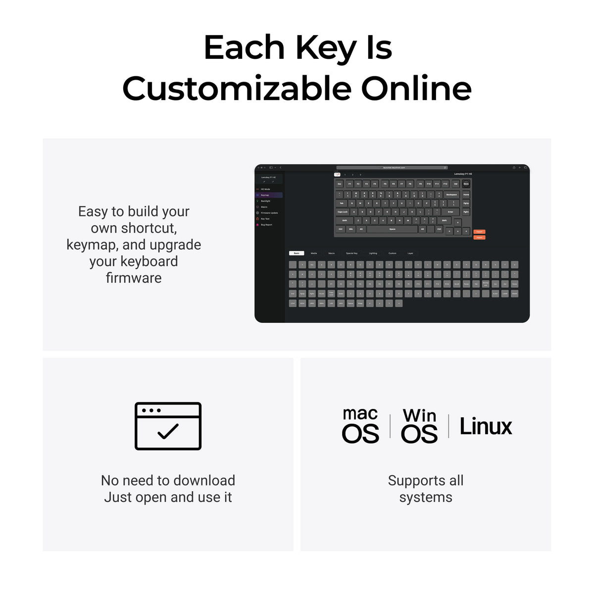 Lemokey P1 HE Launcher Customization