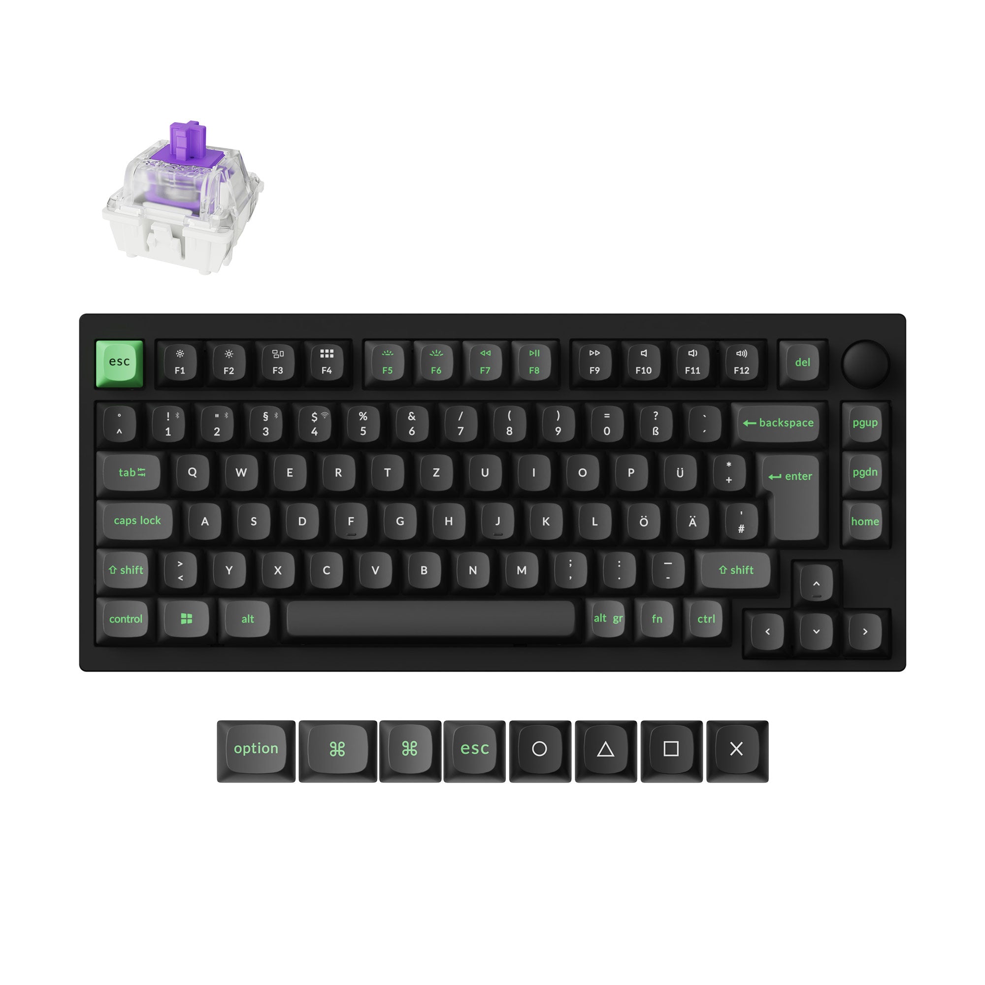 Lemokey P1 HE Wireless Magnetic Switch Custom Gaming Keyboard ISO Layout Collection keyboard image