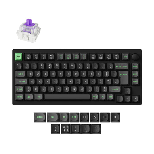 Lemokey P1 HE Wireless Magnetic Switch Keyboard Black ISO UK Layout