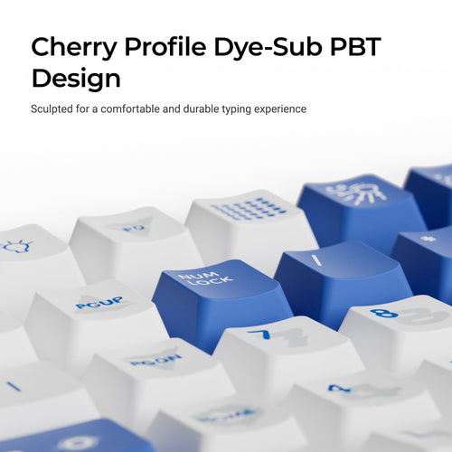 Keychron Blue Planet - Cherry Profile Dye-Sub PBT Full Keycap Set