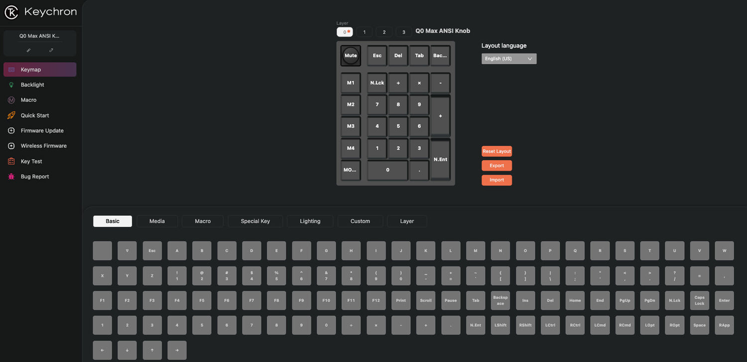 Keychron Launcher – Keymap