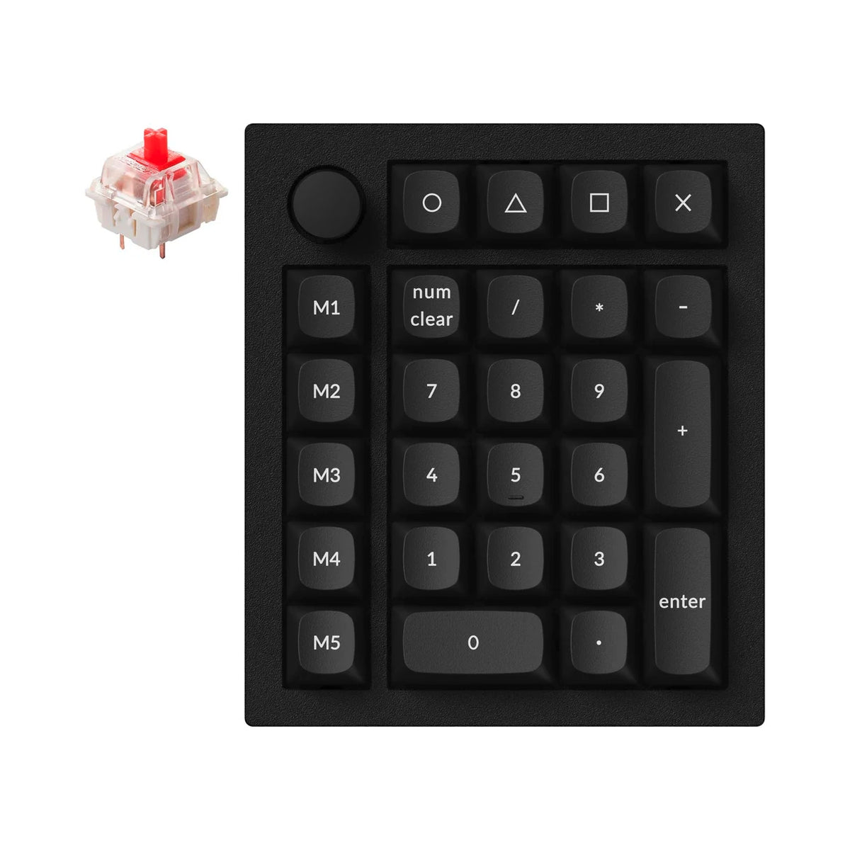 Q Number Screen Keychron Q0 Plus QMK Custom Number Pad - PCB