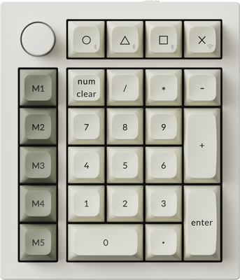 Keychron Q4 シェルホワイト 英語配列 Keychron Q4 QMK Custom Mechanical Keyboard