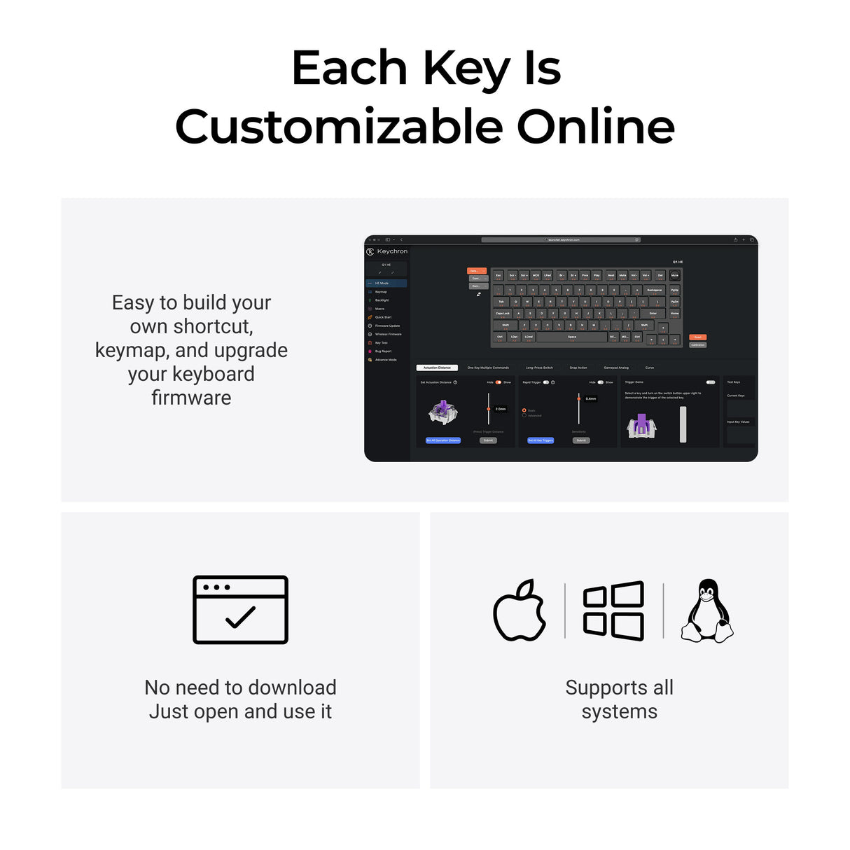 Keychron Q1 HE Launcher Customization