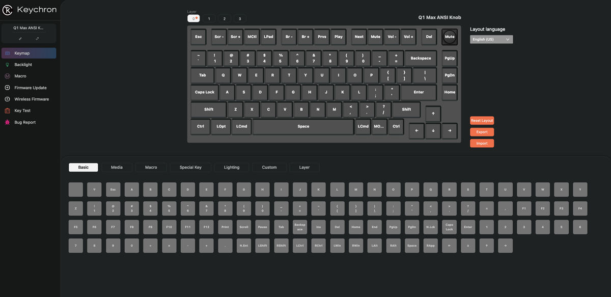 Keychron Launcher – Keymap