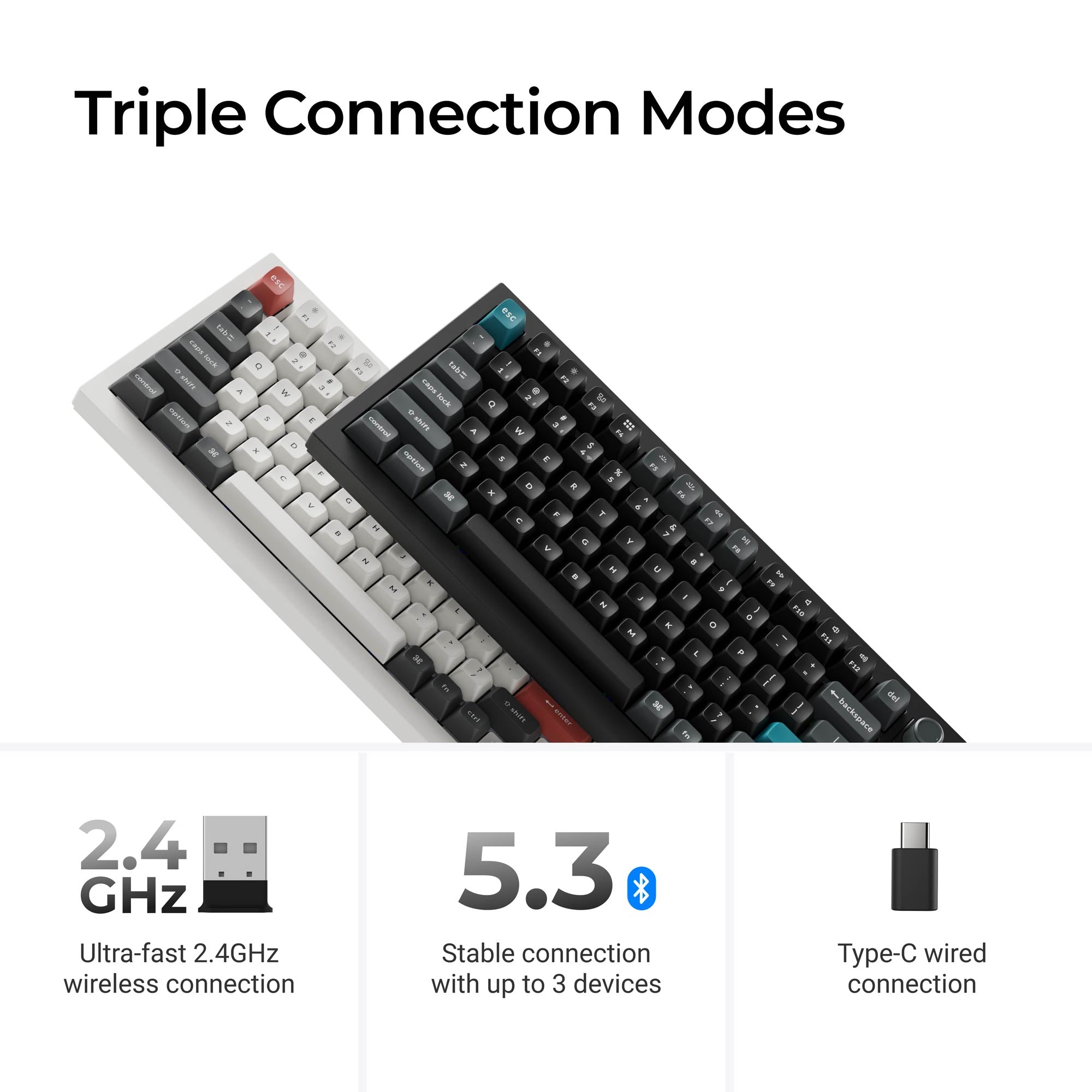 Keychron Q1 Ultra 8K Wireless Custom Mechanical Keyboard keyboard image