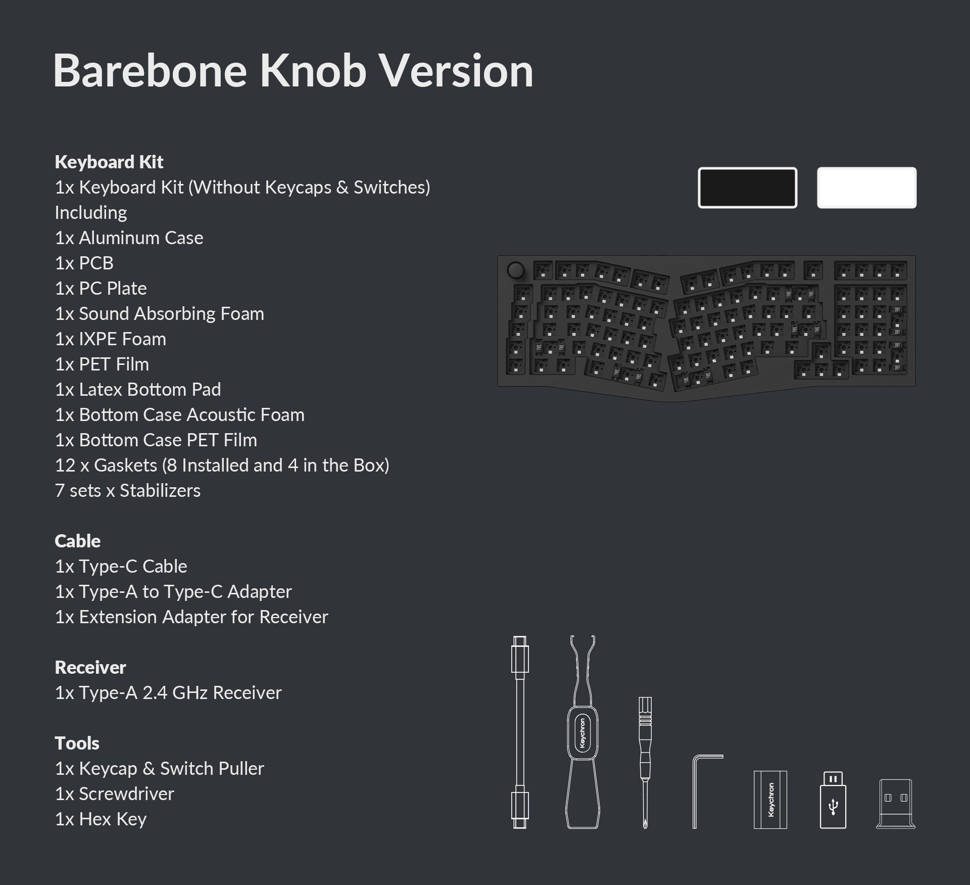 Q13 Max Barebone Knob version Package List.jpeg__PID:9a8a0112-ad01-4aac-9f99-fce7e3c0fae3