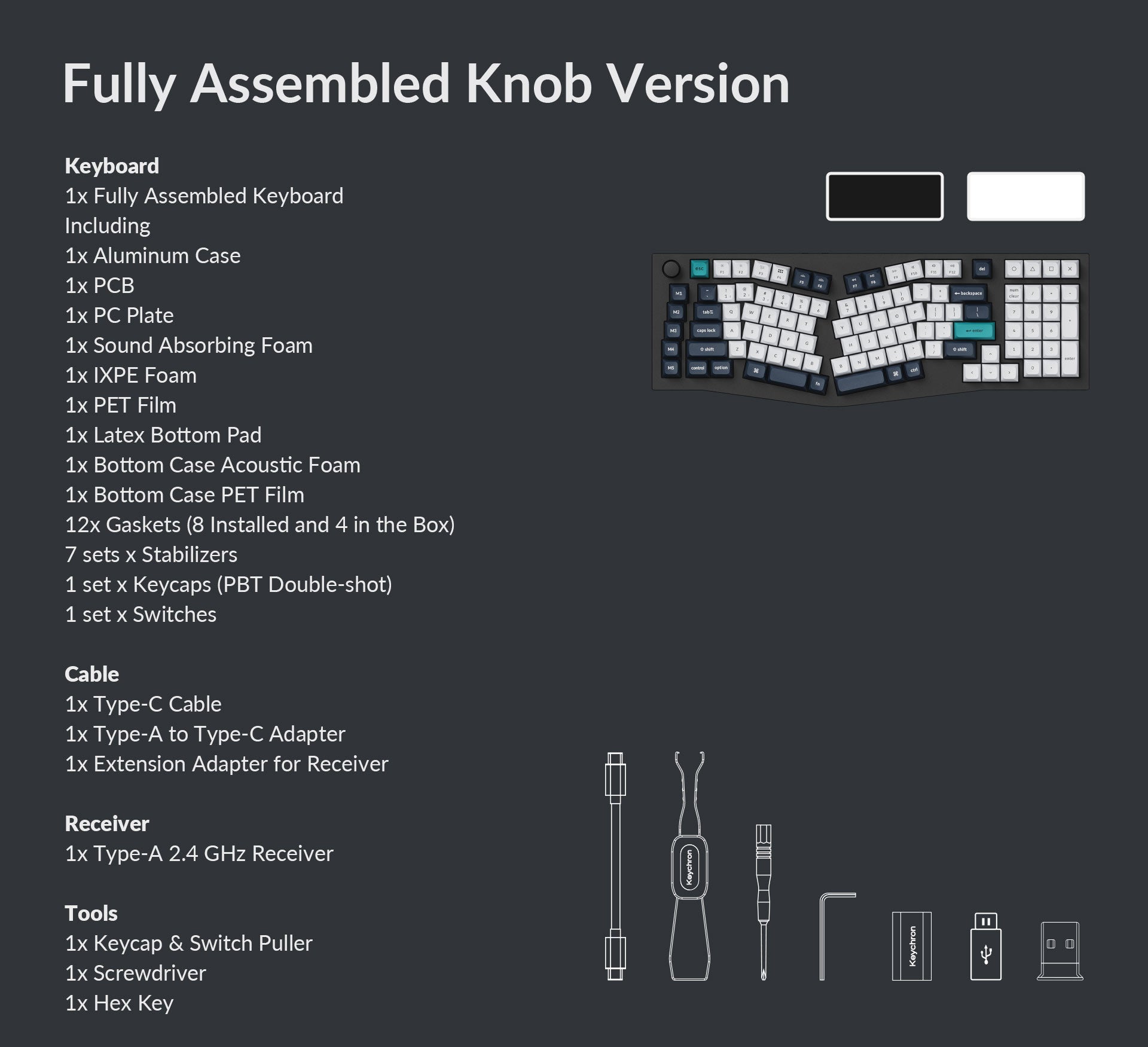 Q13 Max Fully Assembled Knob Version Package List.jpeg__PID:dcff9a8a-0112-4d01-baac-5f99fce7e3c0